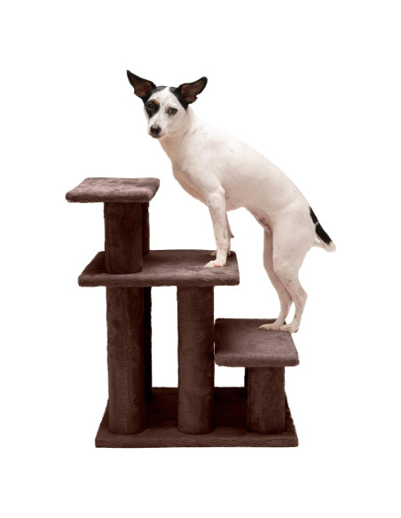 Escaleras para Mascotas Furhaven 3 Pasos Marrón - 55.88 cm Escaleras para Mascotas Furhaven 3 Pasos Marrón - 55.88 cm
