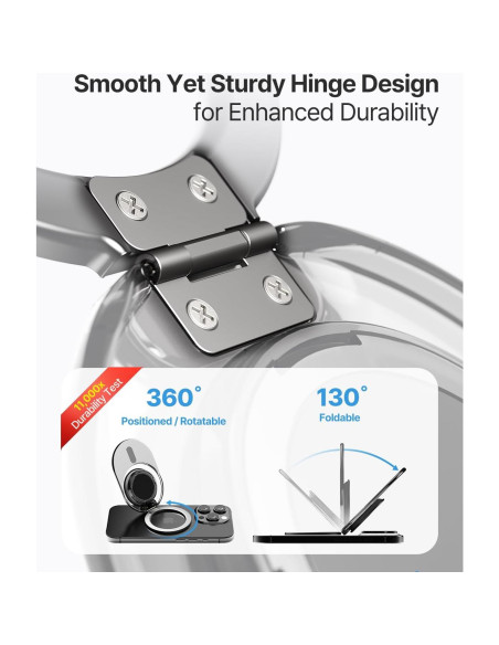 Soporte para teléfono Sinjimoru M-Tap Tok negro, 3000G, iPhone 16-12 Soporte para teléfono Sinjimoru M-Tap Tok negro, 3000G, iPhone 16-12