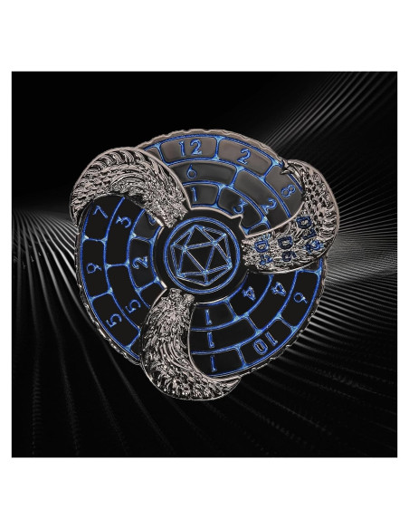 Juego de Dados DND 7 en 1 Metal GU BEI TE con Giroscopio Juego de Dados DND 7 en 1 Metal GU BEI TE con Giroscopio