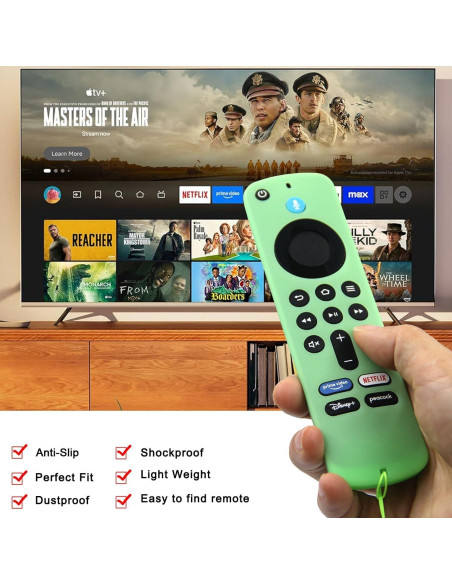 Funda de Control Remoto Pinowu 2 Piezas para FireTV Stick 4K Funda de Control Remoto Pinowu 2 Piezas para FireTV Stick 4K