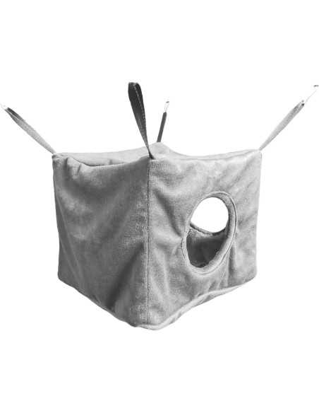 Hamaca Cubo para Hurones y Animales Pequeños Mengxi Gris Hamaca Cubo para Hurones y Animales Pequeños Mengxi Gris