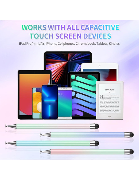 Bolígrafo Stylus 2 en 1 Dilizu para Pantalla Táctil - Negro Bolígrafo Stylus 2 en 1 Dilizu para Pantalla Táctil - Negro