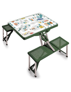 Mesa de Picnic Plegable PICNIC TIME con Orificio para Paraguas