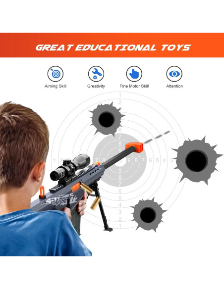 Pistola de Juguete Bsyzyani HD con Balas Blandas 0.88 kg Pistola de Juguete Bsyzyani HD con Balas Blandas 0.88 kg