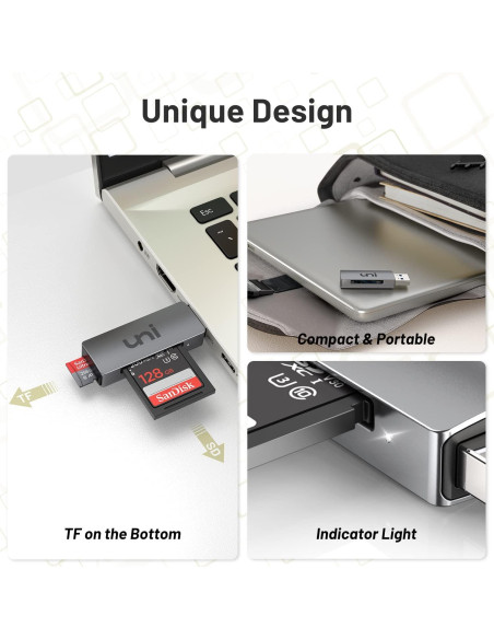 Lector de Tarjeta SD USB 3.0 uni - Alta Velocidad 2TB Lector de Tarjeta SD USB 3.0 uni - Alta Velocidad 2TB