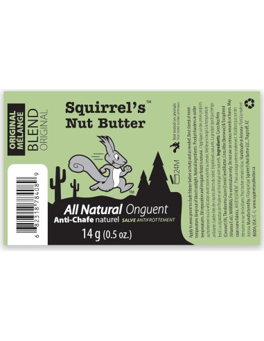 Pomada Antichafing Mantequilla de Nuez de Ardilla 14.17 g