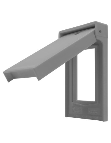 Placa de Pared Vertical ENERLITES 8831-WPV-GY Gris 1-Gang