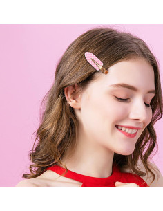 9 Clips para el Cabello Sin Doblado KesaPlan - Estilo Ajedrez 2