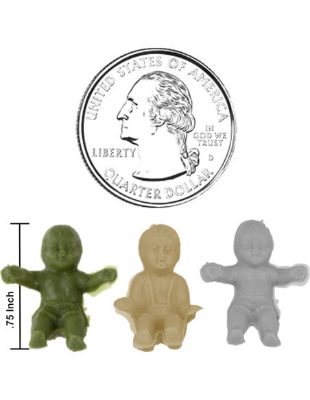 Figuras de Bebés Ejército BMC Clásico 30pc Verde Oliva Tan Gris Figuras de Bebés Ejército BMC Clásico 30pc Verde Oliva Tan Gris