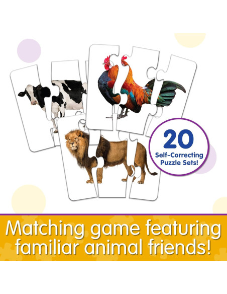 Rompecabezas de Animales Autocorrectores El Viaje del Aprendizaje - 20 Juegos Rompecabezas de Animales Autocorrectores El Viaje del Aprendizaje - 20 Juegos