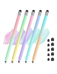 5 Plumas Stylus 2 en 1 STYLUSHOME para Pantallas Táctiles