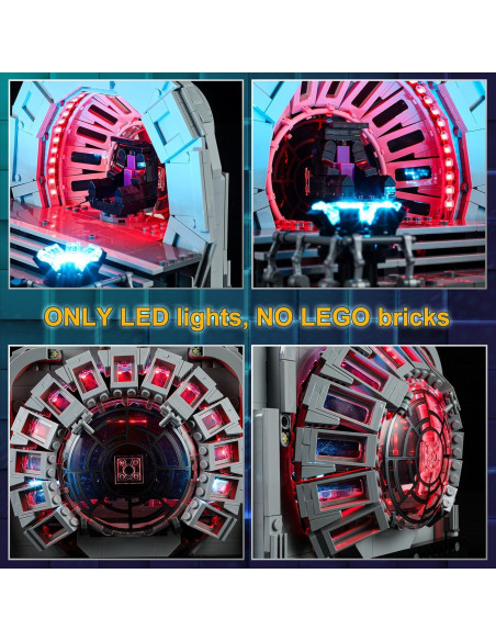 Luz LED Vaodest para Lego 75352 Sala del Trono Star Wars Luz LED Vaodest para Lego 75352 Sala del Trono Star Wars