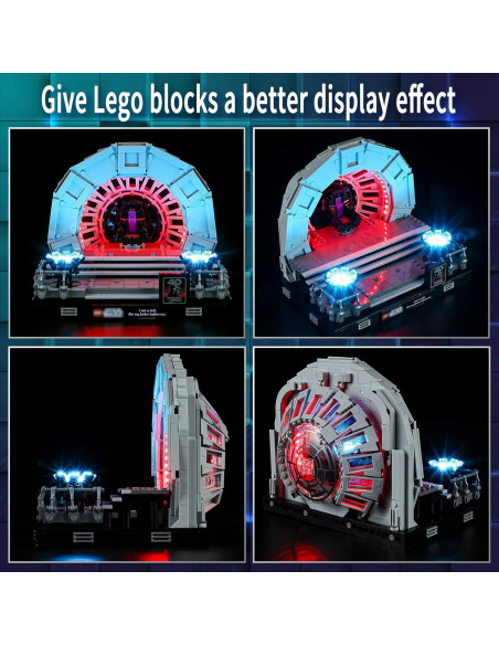Luz LED Vaodest para Lego 75352 Sala del Trono Star Wars Luz LED Vaodest para Lego 75352 Sala del Trono Star Wars