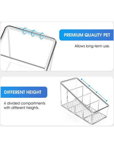 Soporte Organizador para Control Remoto MaxGear Transparente