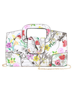 Bolso de Mano Vintage ZLMBAGUS de Cuero PU 28x6x16cm