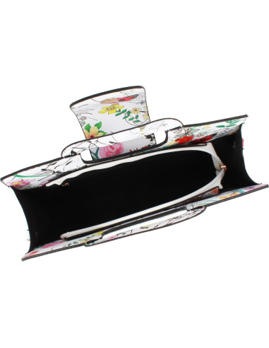 Bolso de Mano Vintage ZLMBAGUS de Cuero PU 28x6x16cm