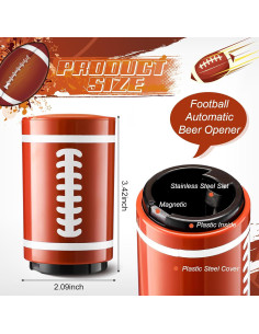 Abrebotellas Automático de Fútbol Nuogo - 4 Pcs Acero Inoxidable 2