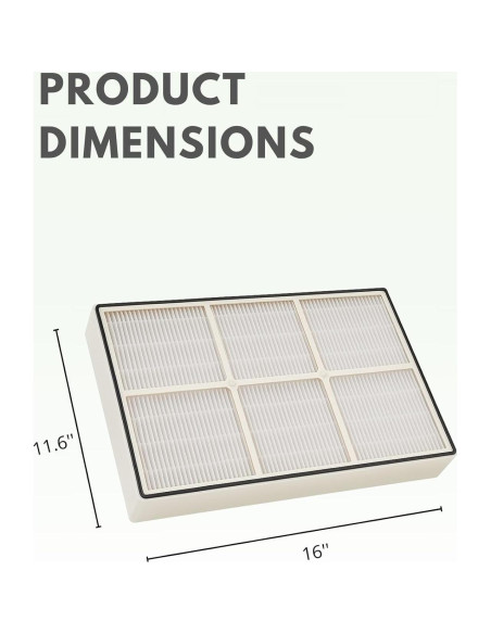Filtro HEPA Nispira para Purificador Whirlpool AP150 AP250 Filtro HEPA Nispira para Purificador Whirlpool AP150 AP250