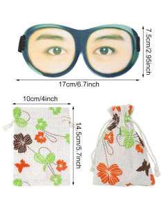 Máscara de Ojos 3D Honbay Suave para Dormir Ajustable 2