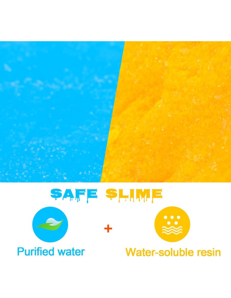 Paquete de 2 Slime Nube Playa y Océano Niuruilsi 332g Paquete de 2 Slime Nube Playa y Océano Niuruilsi 332g