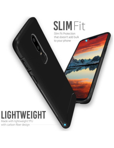 Funda TUDIA Slim-Fit para OnePlus 6 - TPU a prueba de golpes