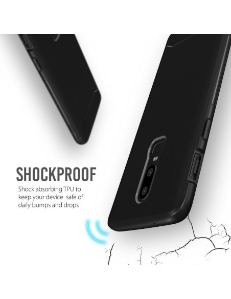 Funda TUDIA Slim-Fit para OnePlus 6 - TPU a prueba de golpes Funda TUDIA Slim-Fit para OnePlus 6 - TPU a prueba de golpes