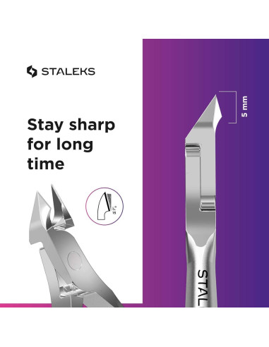 Cortadores de Cutículas Staleks Pro SMART 30 - 3 mm Acero Inoxidable
