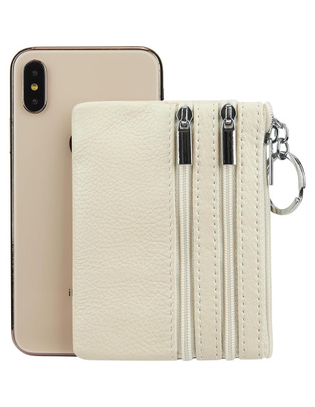 Monedero de Cuero Genuino Cynure para Mujeres 11x9 cm Monedero de Cuero Genuino Cynure para Mujeres 11x9 cm
