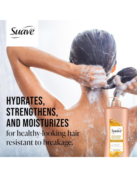 Champú Suave Ceramide Age Brilliance 4x700ml Anti-Frizz Champú Suave Ceramide Age Brilliance 4x700ml Anti-Frizz