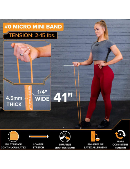 Banda de Pull-Up Asistida Serious Steel Fitness Naranja 41" Banda de Pull-Up Asistida Serious Steel Fitness Naranja 41"