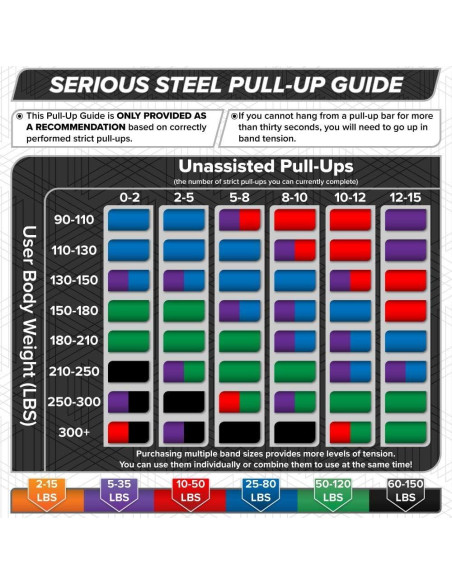 Banda de Pull-Up Asistida Serious Steel Fitness Naranja 41" Banda de Pull-Up Asistida Serious Steel Fitness Naranja 41"