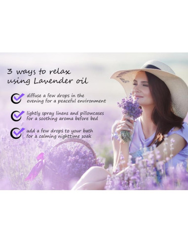 Aceite Esencial de Lavanda 118.3 ml Greenhealth 100% Puro