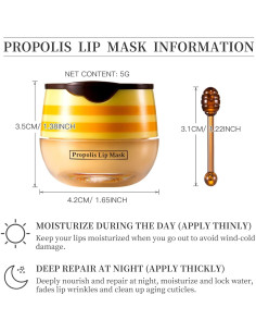 Mascarilla Labial Hidratante de Miel LSxia 2 PCS 5.5g 2