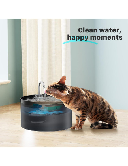 Filtros de Agua para Gatos BEMOONY H7 - 12 Filtros (6 Carbón + 6 Esponjas) Filtros de Agua para Gatos BEMOONY H7 - 12 Filtros (6 Carbón + 6 Esponjas)