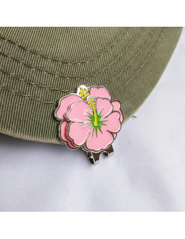 Conjunto de Marcadores de Golf Magnéticos Eshan con Clip Flor