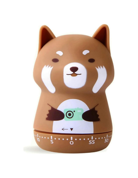 Temporizador de Cocina Mecánico NUOSWEK Panda Marrón 60 Min Temporizador de Cocina Mecánico NUOSWEK Panda Marrón 60 Min
