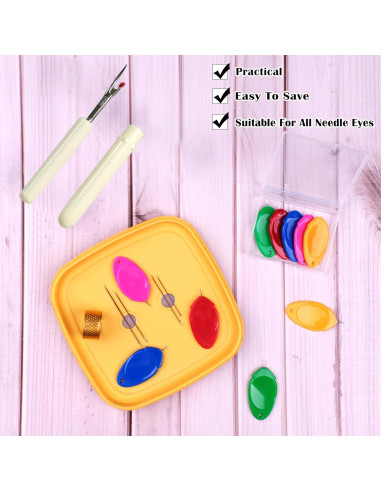 Enhebrador de Agujas Meeggrace 5PCS - Herramienta de Costura