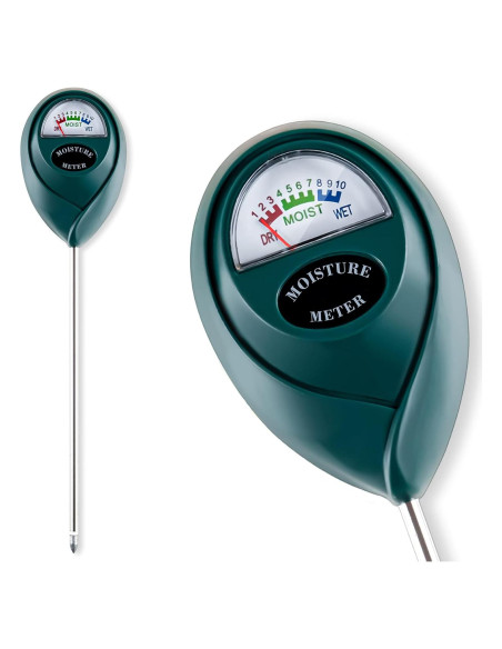 Medidor de Humedad del Suelo Tennedriv Green 17.78 cm Medidor de Humedad del Suelo Tennedriv Green 17.78 cm