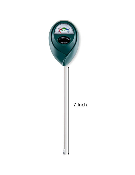 Medidor de Humedad del Suelo Tennedriv Green 17.78 cm Medidor de Humedad del Suelo Tennedriv Green 17.78 cm