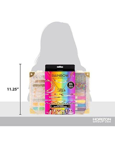 Kit de Joyería DIY Rainbow High - Diseñador Definitivo 20 Piezas