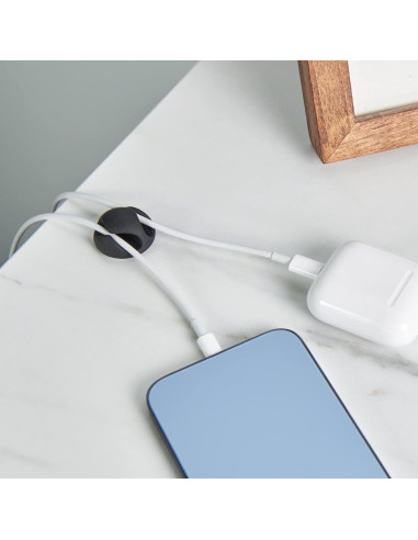 Clip de Cable Adhesivo Wrap-It Storage - Paquete de 28 Piezas