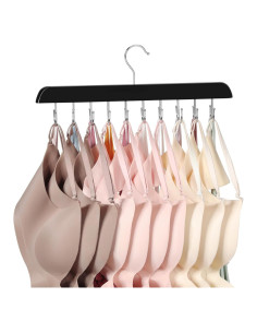 Perchero Plegable de Madera TOPIA HANGER 20 Ganchos Negro