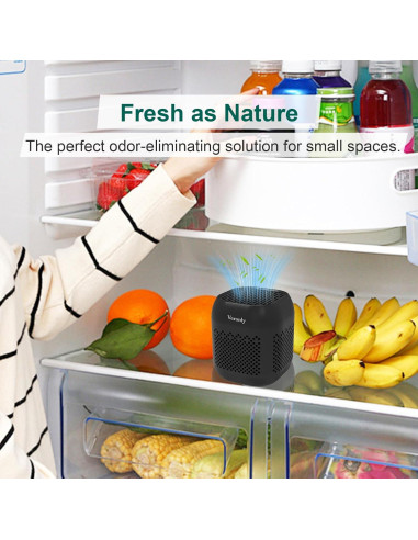 Desodorante de Refrigerador V-CWJ-2 Negro 10 Años Eliminador de Olores