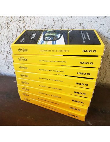Espejos de Punto Ciego para Autos Safe View Halo XL Convexo