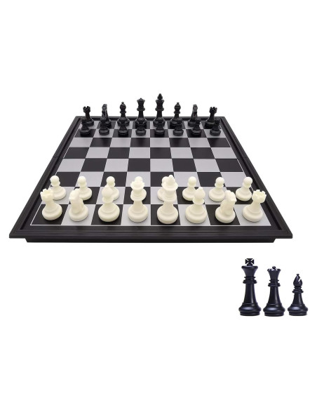 Juego de Ajedrez Magnético Portátil ZeJlo 19.81 cm Plegable Juego de Ajedrez Magnético Portátil ZeJlo 19.81 cm Plegable