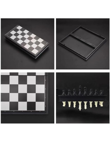 Juego de Ajedrez Magnético Portátil ZeJlo 19.81 cm Plegable