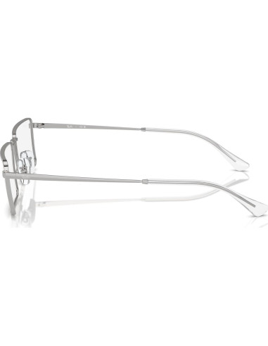 Gafas de Prescripción Ray-Ban RX6541 Emy Rectangulares Plateadas