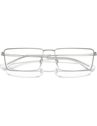Gafas de Prescripción Ray-Ban RX6541 Emy Rectangulares Plateadas