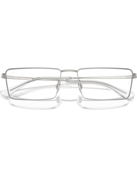 Gafas de Prescripción Ray-Ban RX6541 Emy Rectangulares Plateadas Gafas de Prescripción Ray-Ban RX6541 Emy Rectangulares Plateadas