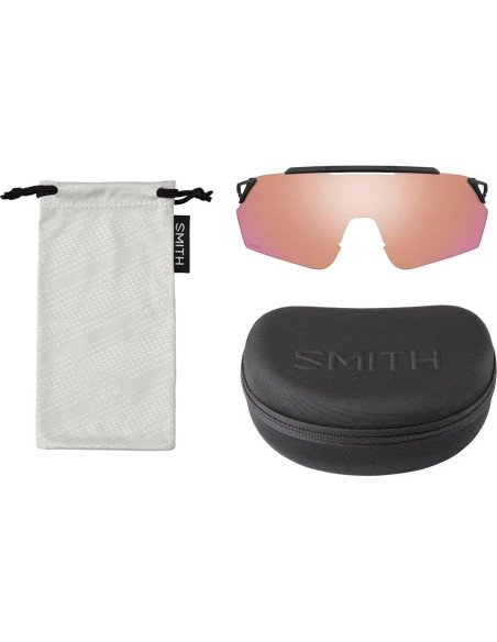 Gafas de sol Smith Ruckus unisex - Negro mate, lente espejo rojo Gafas de sol Smith Ruckus unisex - Negro mate, lente espejo rojo